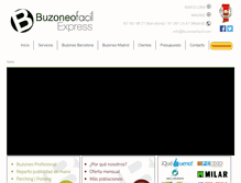 Tablet Screenshot of buzoneofacil.com